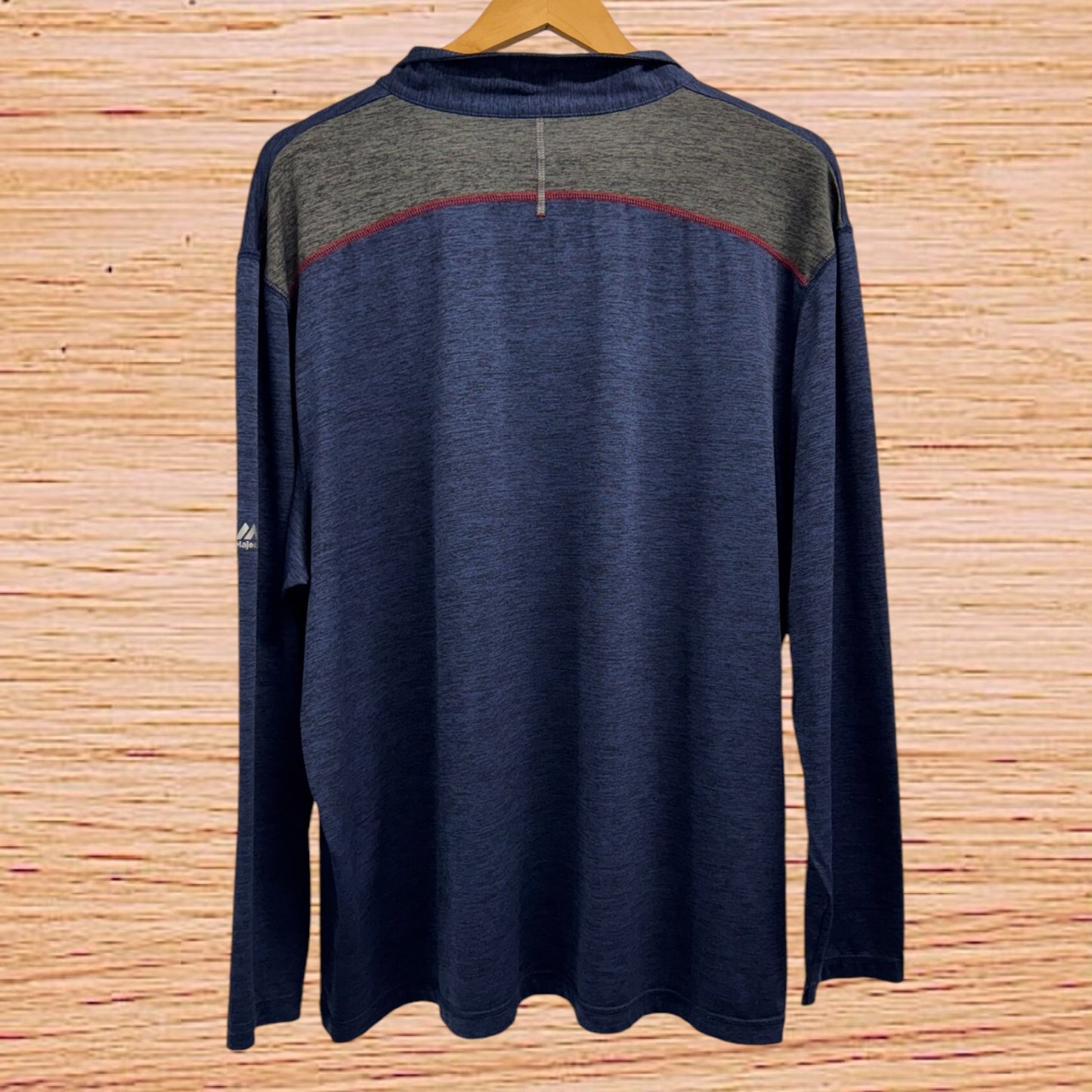 Texans 1/4 zip Majestic pullover (XL)