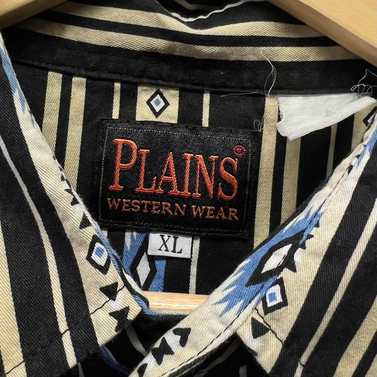 Plains western pearl snap (Large)