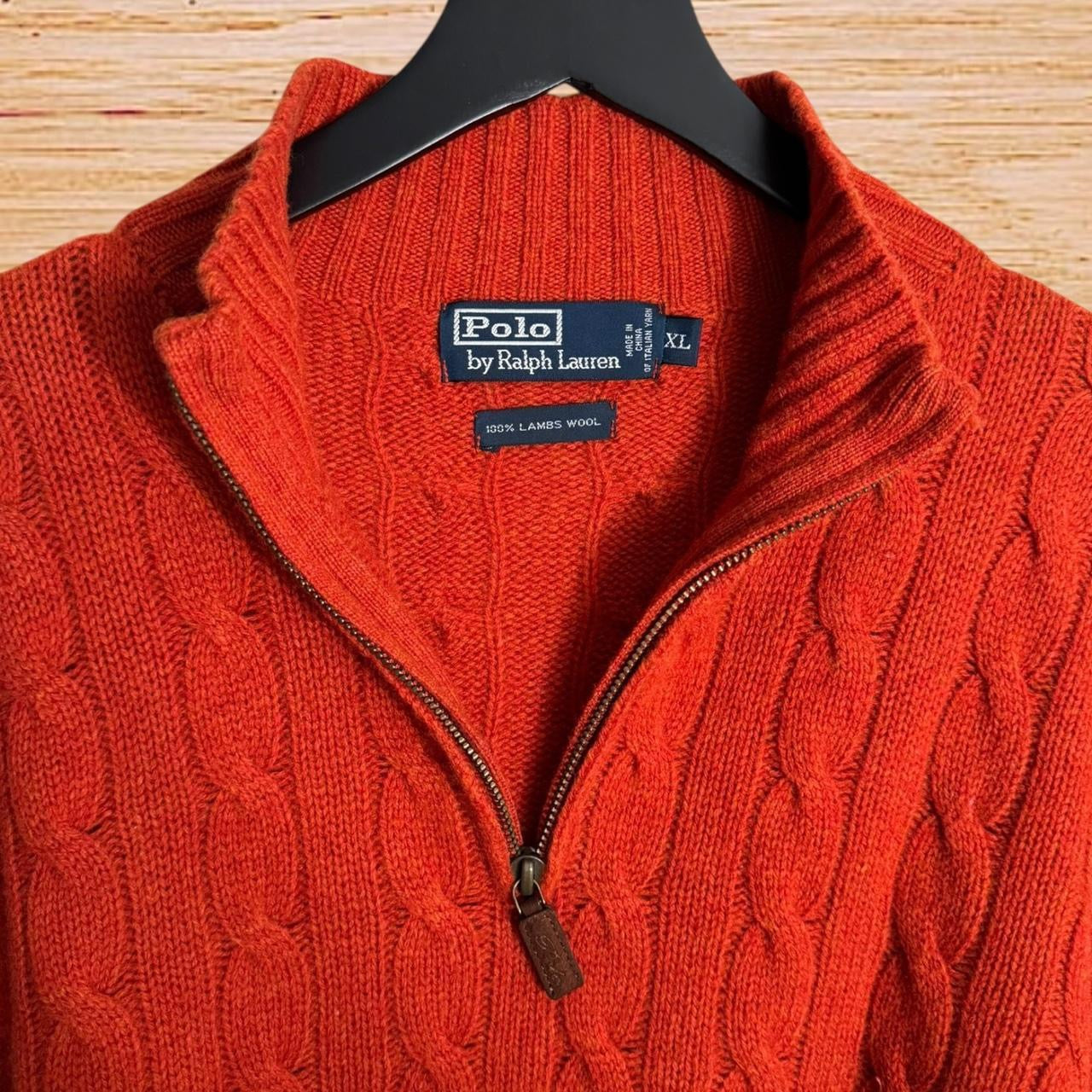 Polo Ralph Lauren wool 1/4 zip (XL)