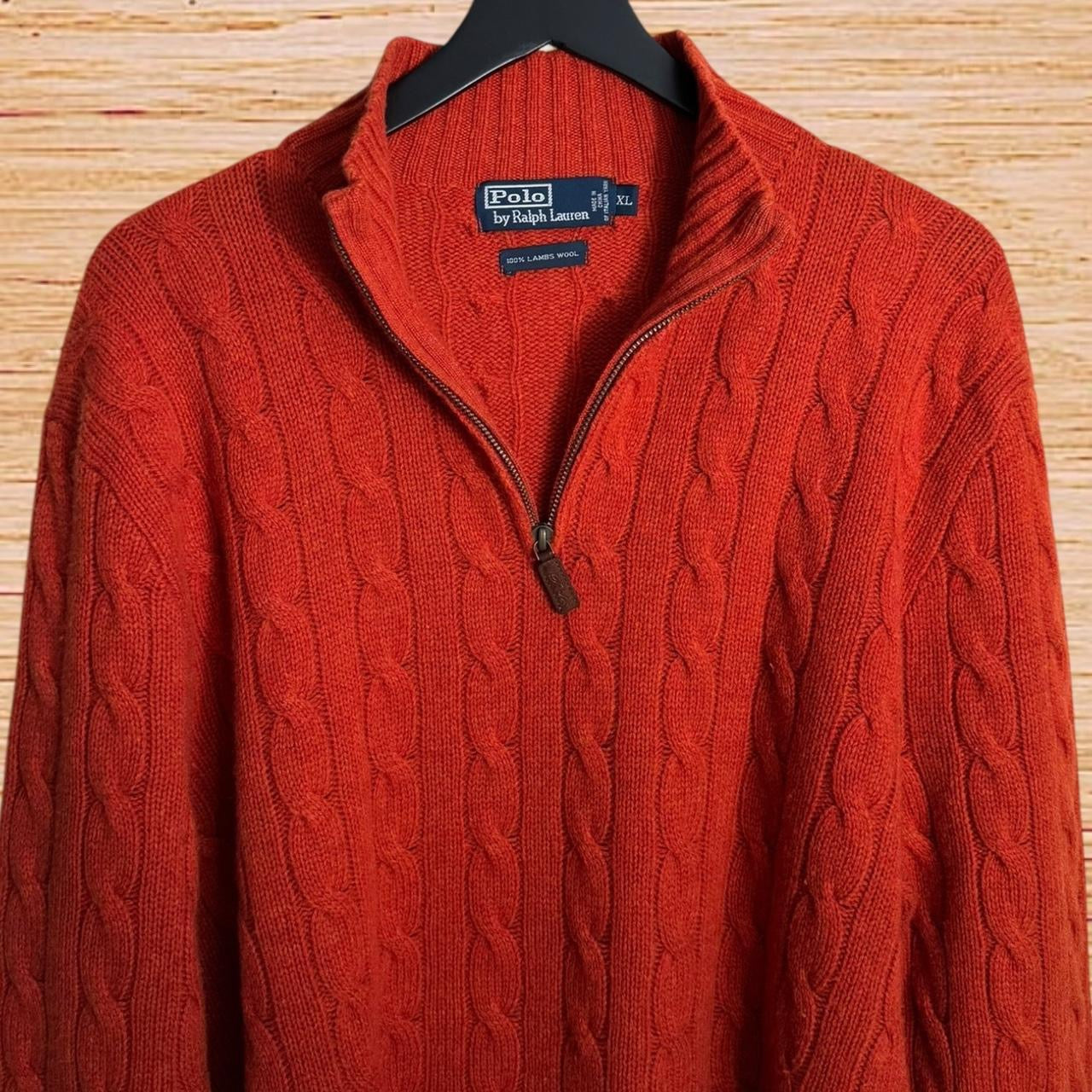 Polo Ralph Lauren wool 1/4 zip (XL)