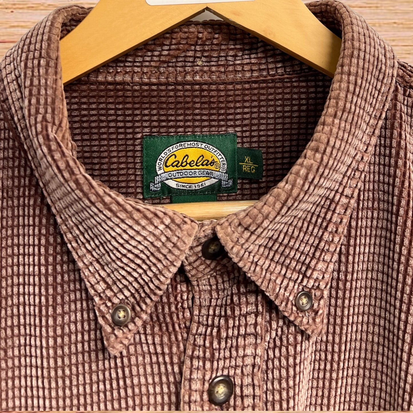 Cabela’s textured shirt (XL)