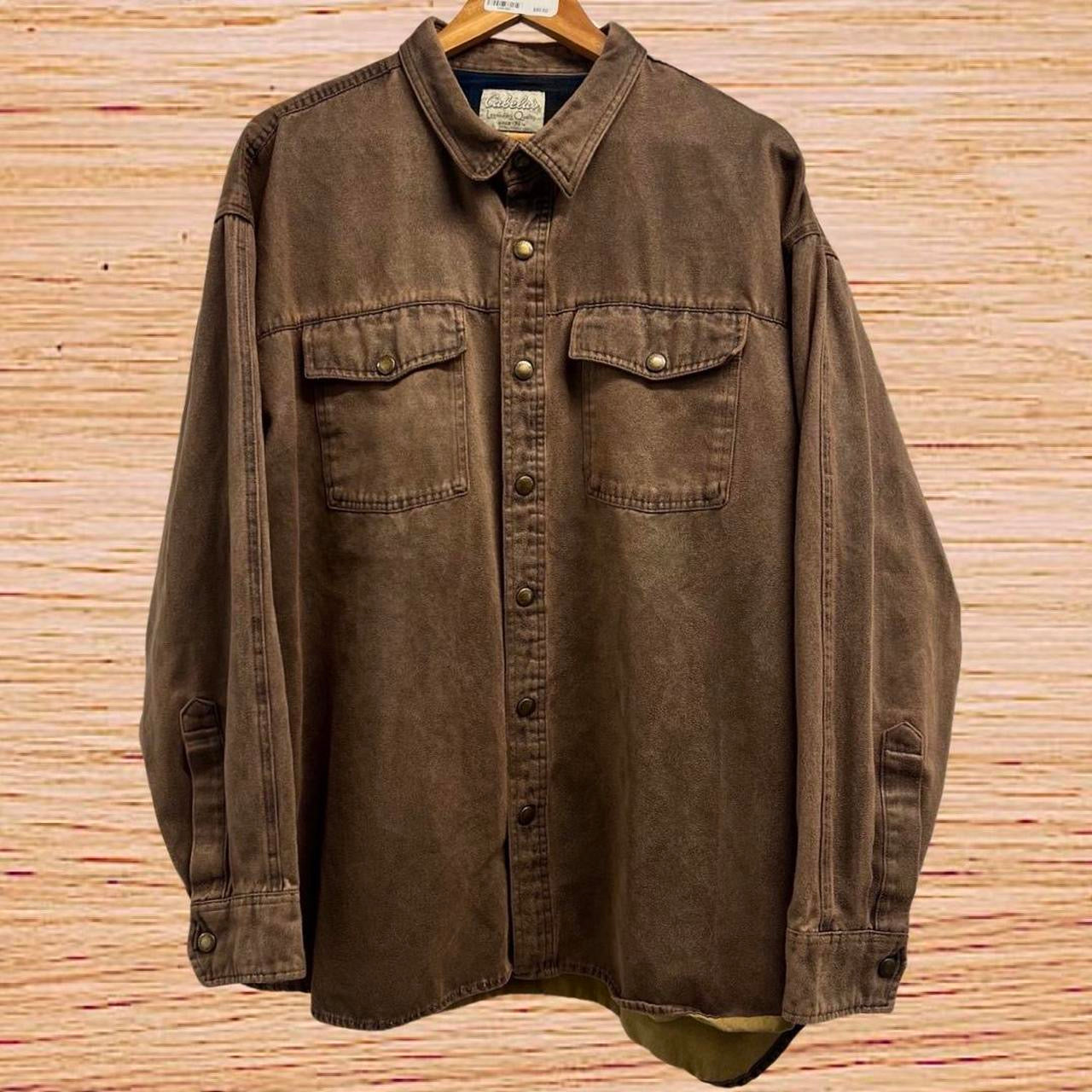 Cabela’s leather button up (2X)