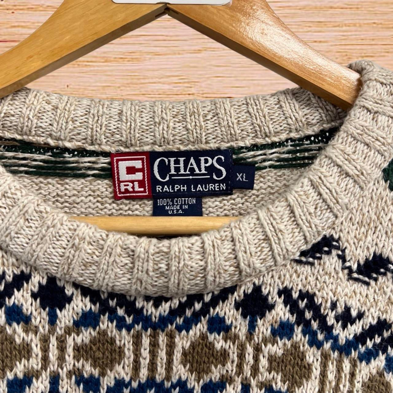 Chaps knitted sweater (XL)