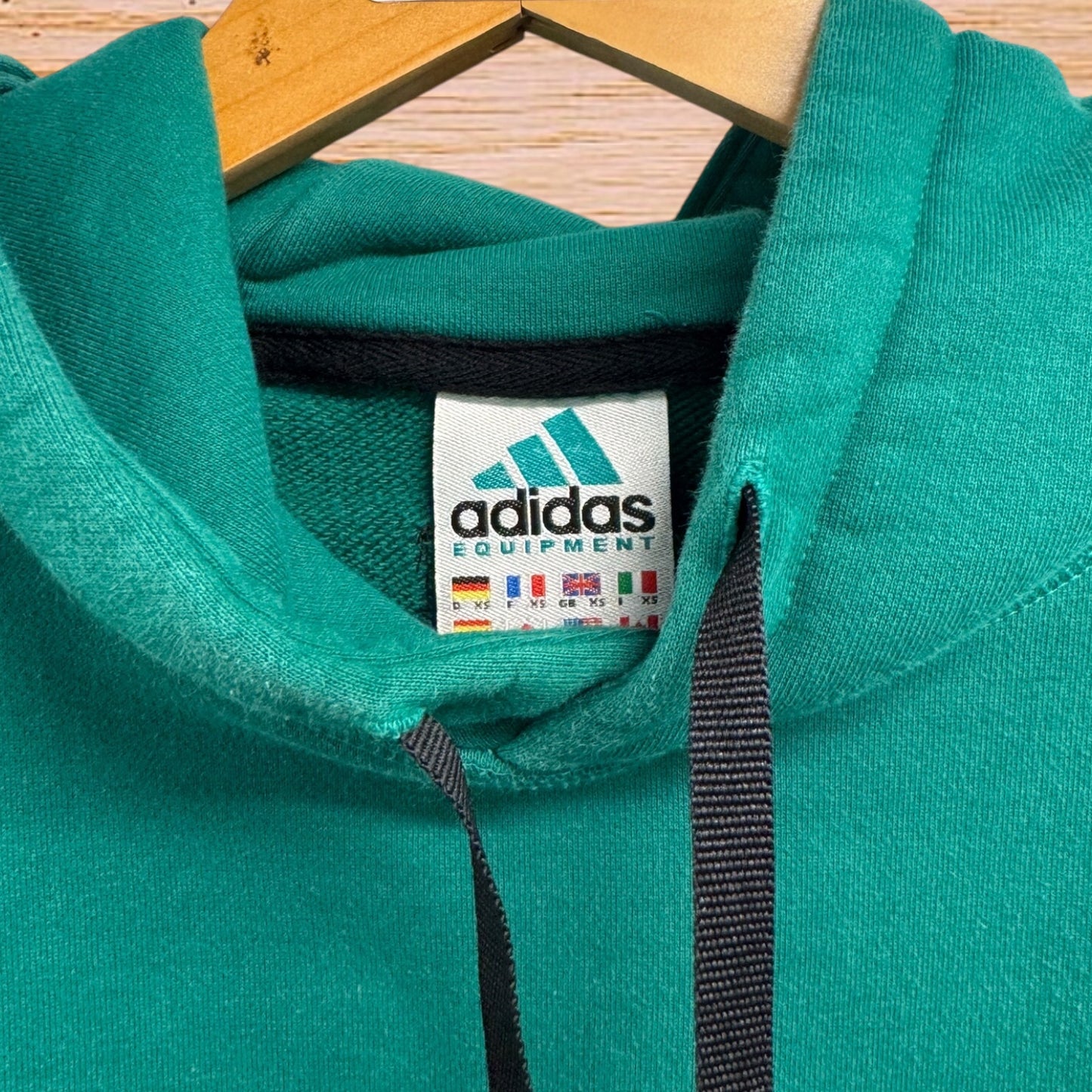 90s Adidas equipment hoodie (Small)