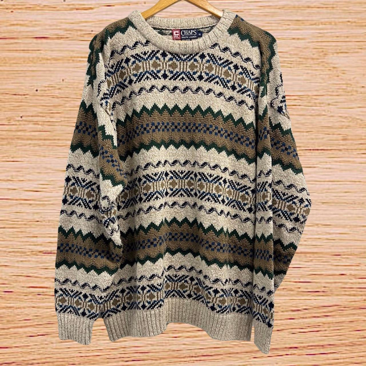 Chaps knitted sweater (XL)