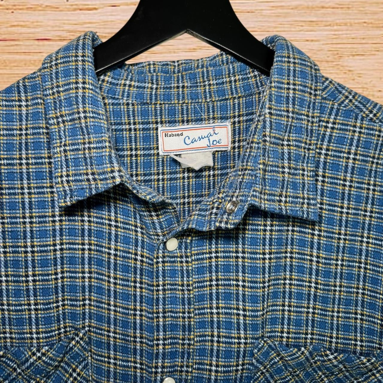 Haband pearl snap flannel (Large)