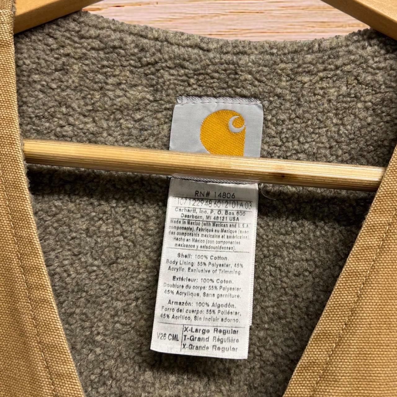 Carhartt V26 camel vest (XL)