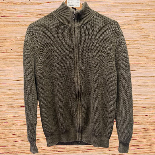 LL Bean Knitted Zip-Up (Small)