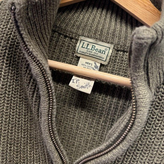 LL Bean Knitted Zip-Up (Small)