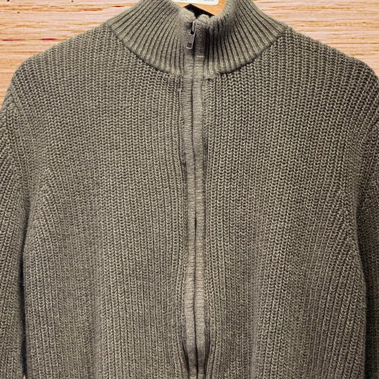 LL Bean Knitted Zip-Up (Small)